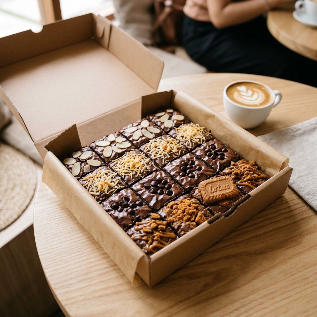 Fudgy Brownies Sekat